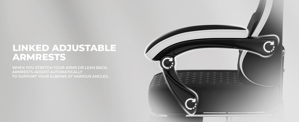 Gaming Chair with Massage and Footrest