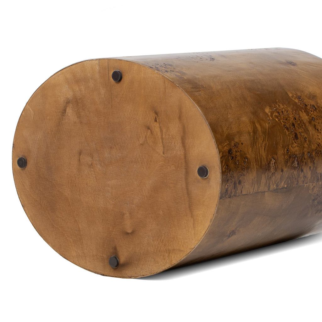 Nebula 20" Accent Oval Pillar Side Table