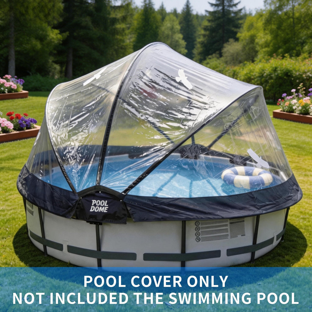 15 FT Round Multifunctional All Weather Cover Pool Dome Enclosure