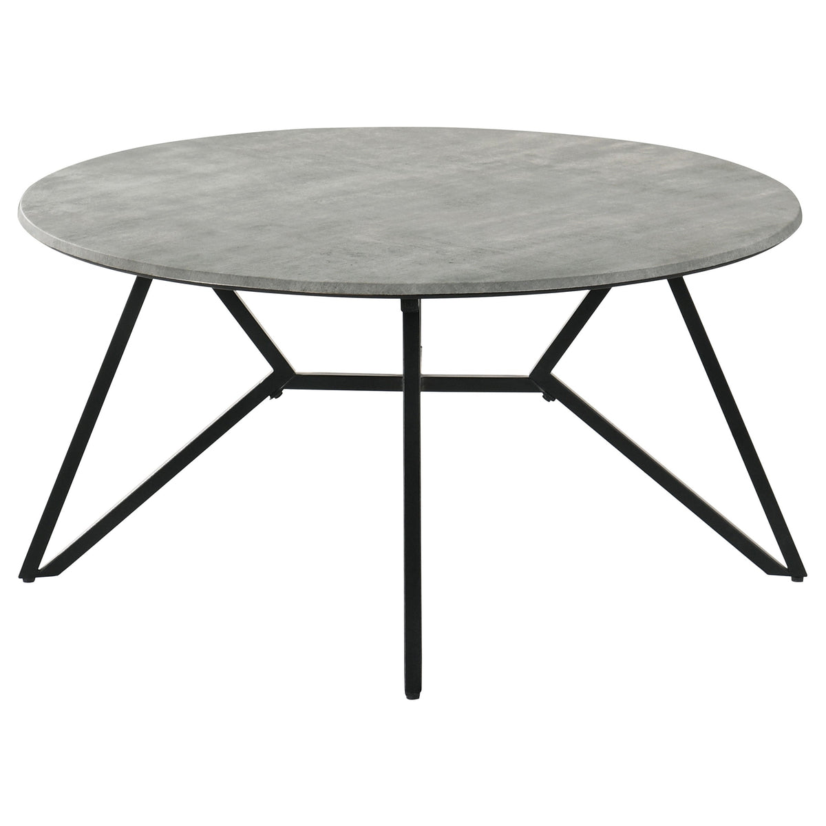 Garfield Cement 2-Piece Round SmartTop Coffee and End Table Set