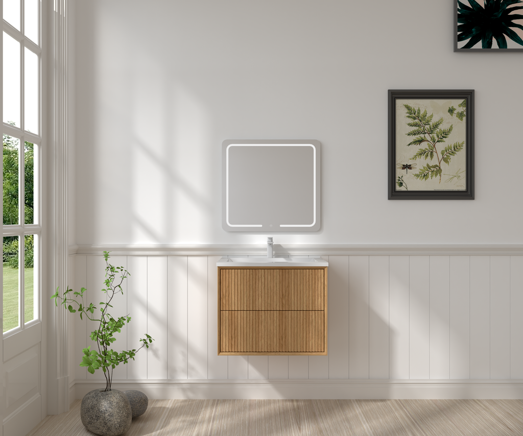 24'' Floating Bathroom Vanity Set