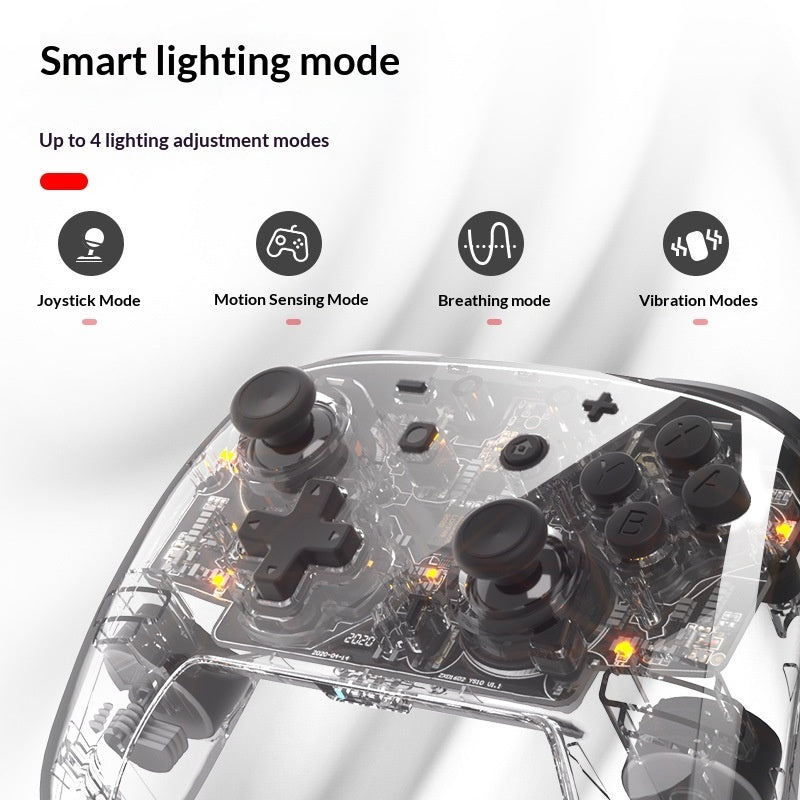 Transparent Wake-Up Switch Professional Left-Handed And Right-Handed Gaming Controller
