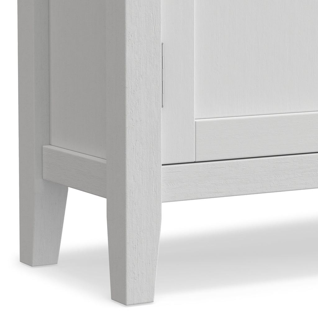 Redmond 32 Inch Wide Solid Wood Low Storage Cabinet