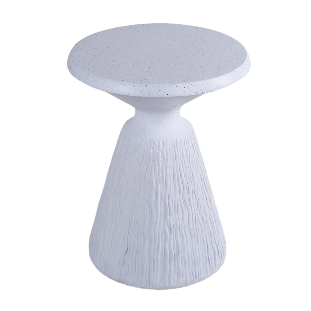 Cement Outdoor End Tables for Patio and Garden