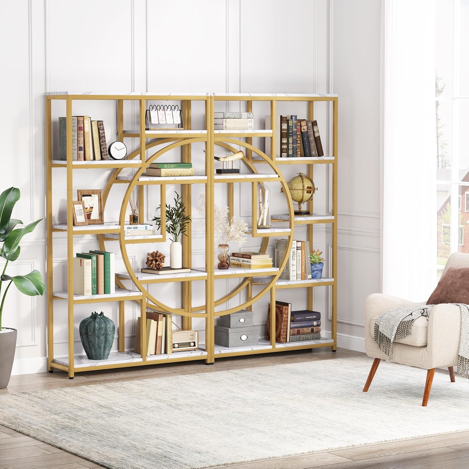68.89" Height Industrial 5-Tier Display Shelf