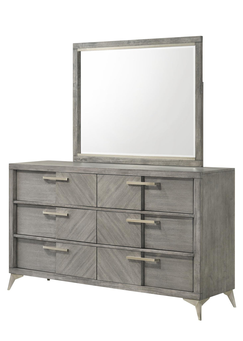 Gray Landscape Mirror