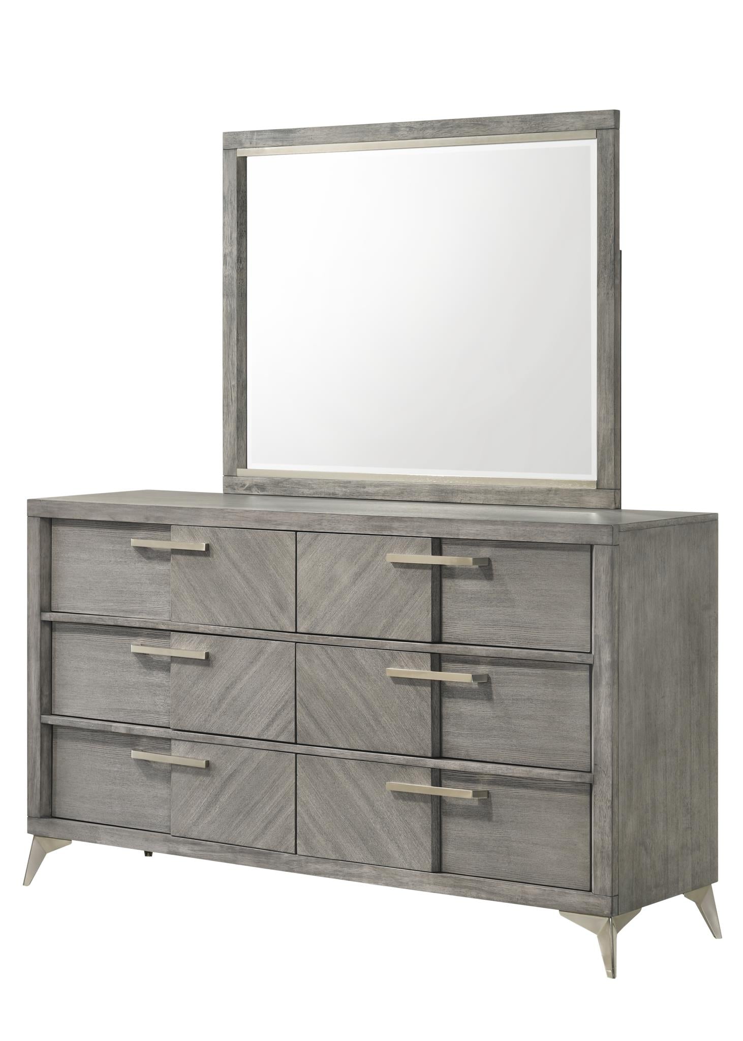 Gray Landscape Mirror