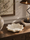 Hand-Finished Lotus Bloom Decorative Bowl