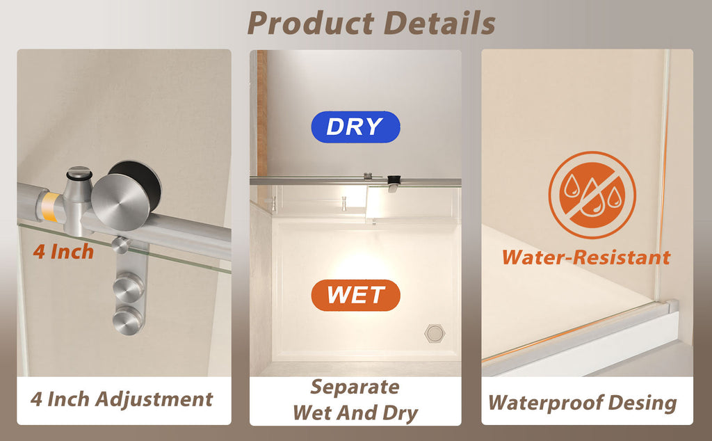 Frameless Sliding Shower Door