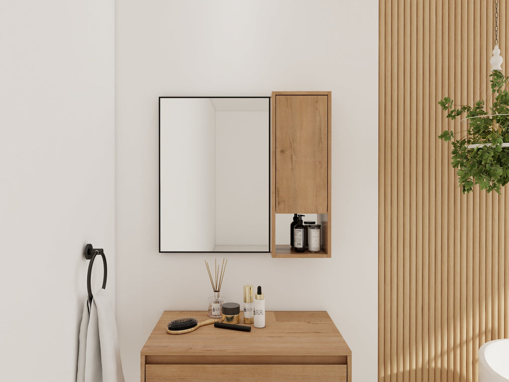 10'' Wall Mounted Storage Cabinet with Soft Close Door