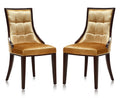 Fifth Avenue Wood Upholstered Dining Chair in Antique