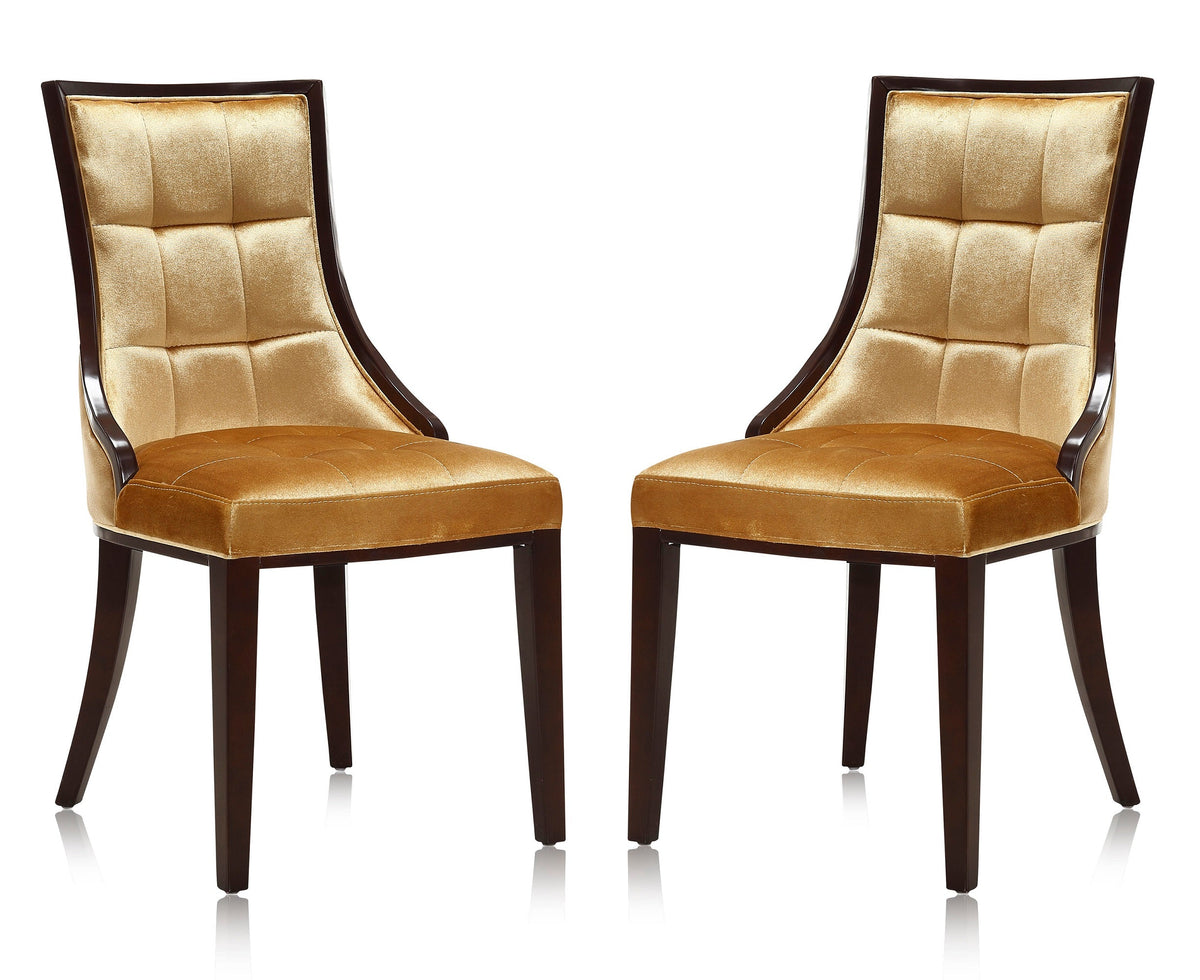 Fifth Avenue Wood Upholstered Dining Chair in Antique