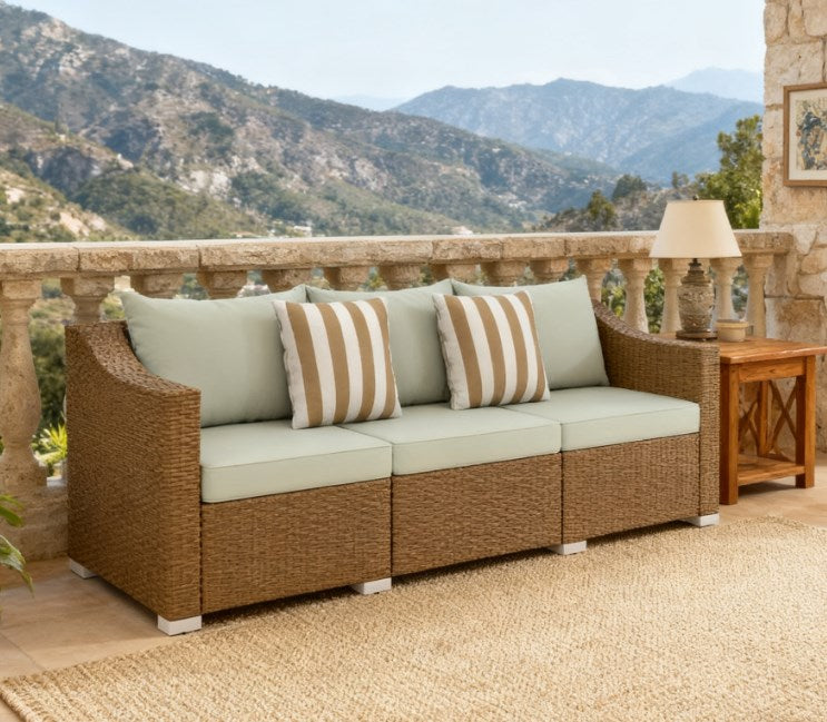 Rattan Wicker Seater Patio Couch