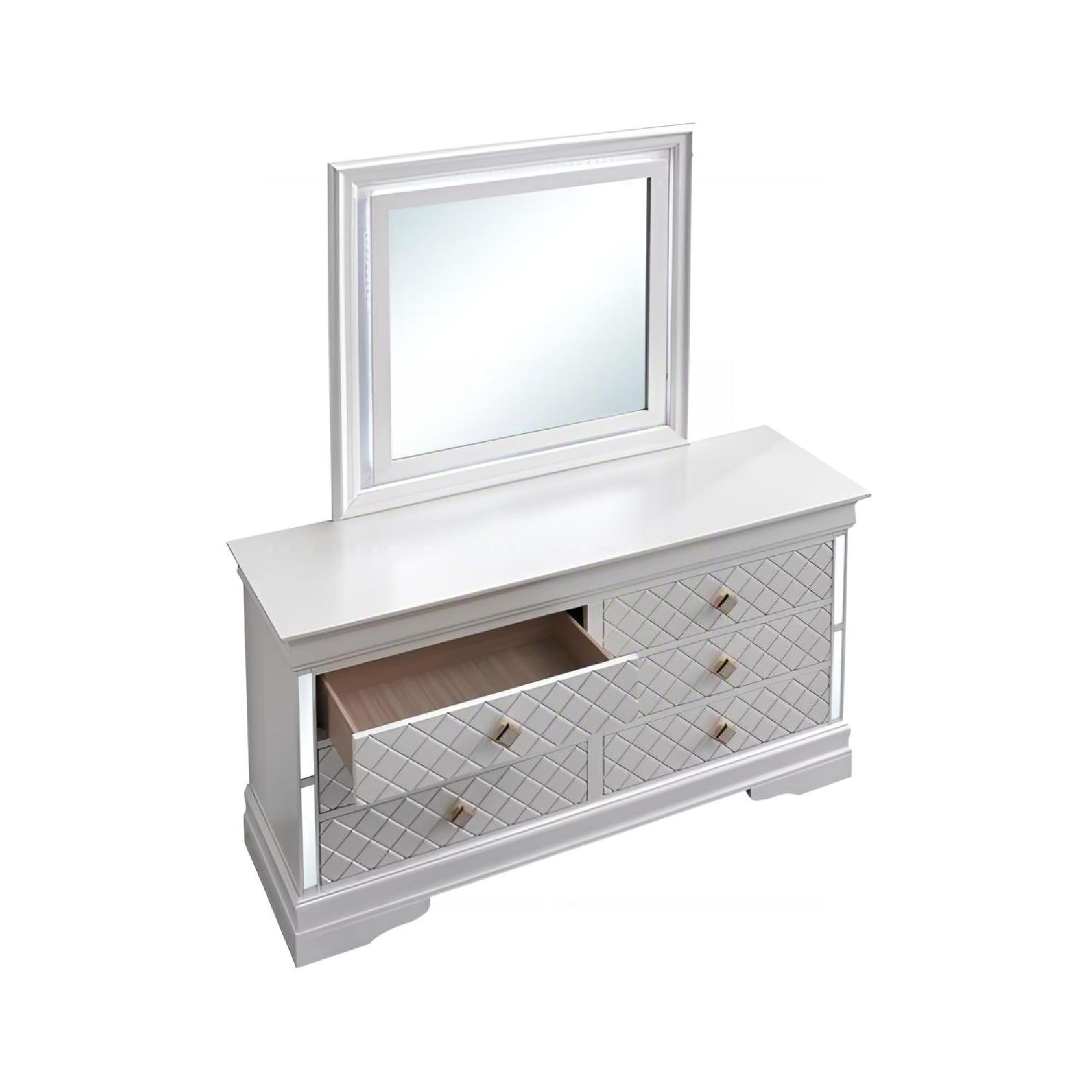 Verona G6735-D Dresser in Pearl
