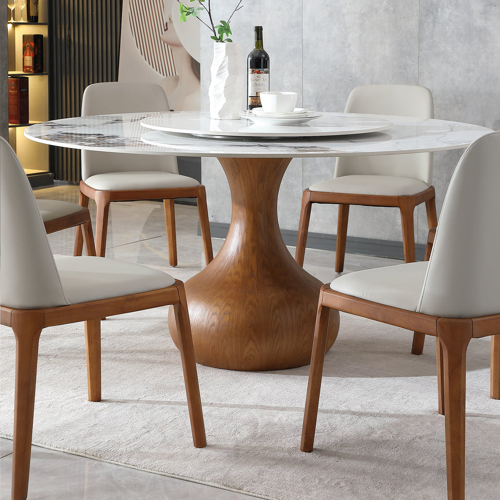 Modern PU Leather Dining Chairs Set of 2
