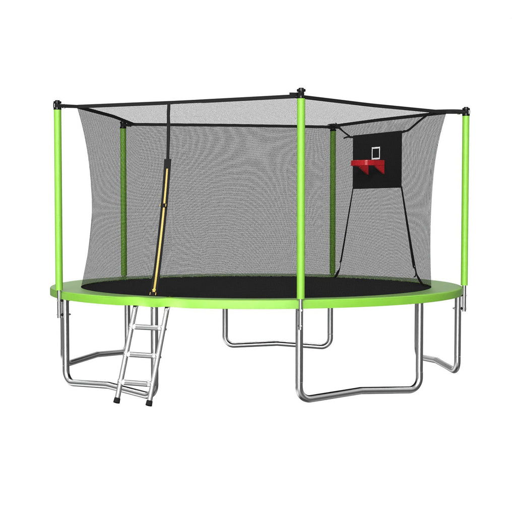 14FT Trampoline with Enclosure Net