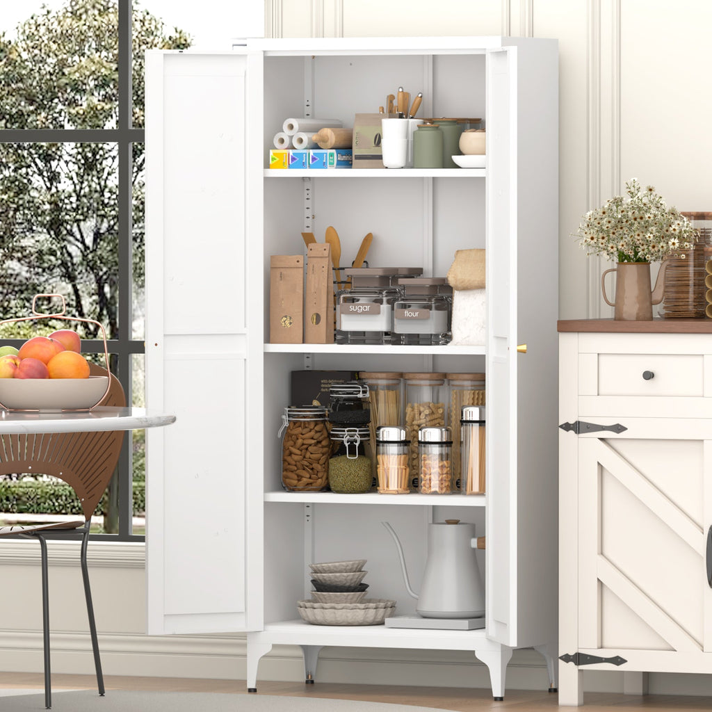 Metal Adjustable 2 Doors Storage Cabinet