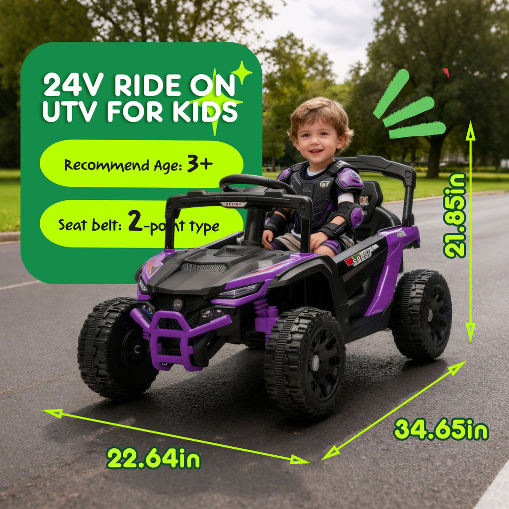 24V Kids Ride On UTV