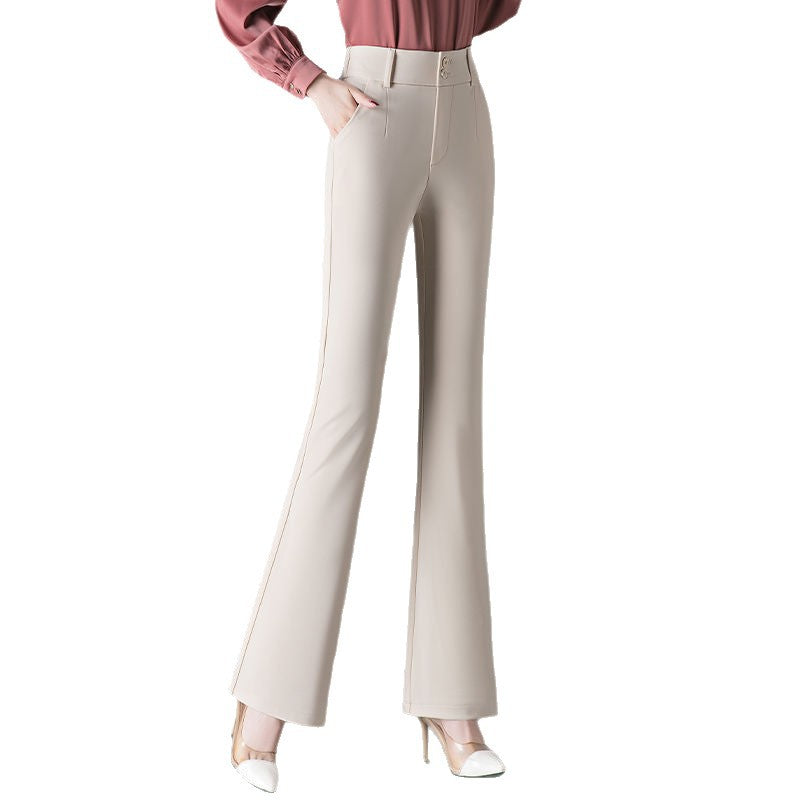 Women's Casual High-waisted Bootcut Pants