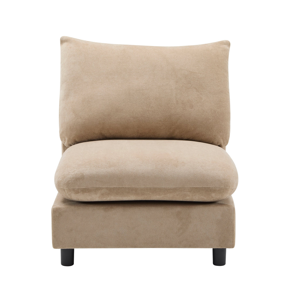 99 in. Oversize 5-Piece L Shaped Modular Sectional Sofa