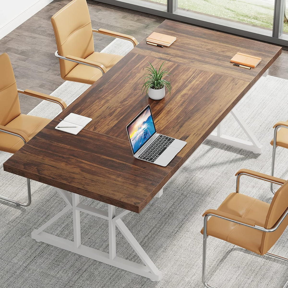 71" Farmhouse Dining Table for 6
