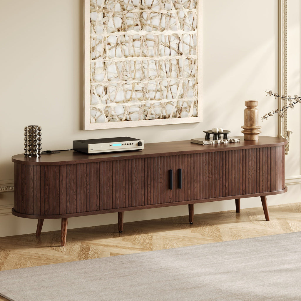 70 Inch Mid Century Modern TV Stand
