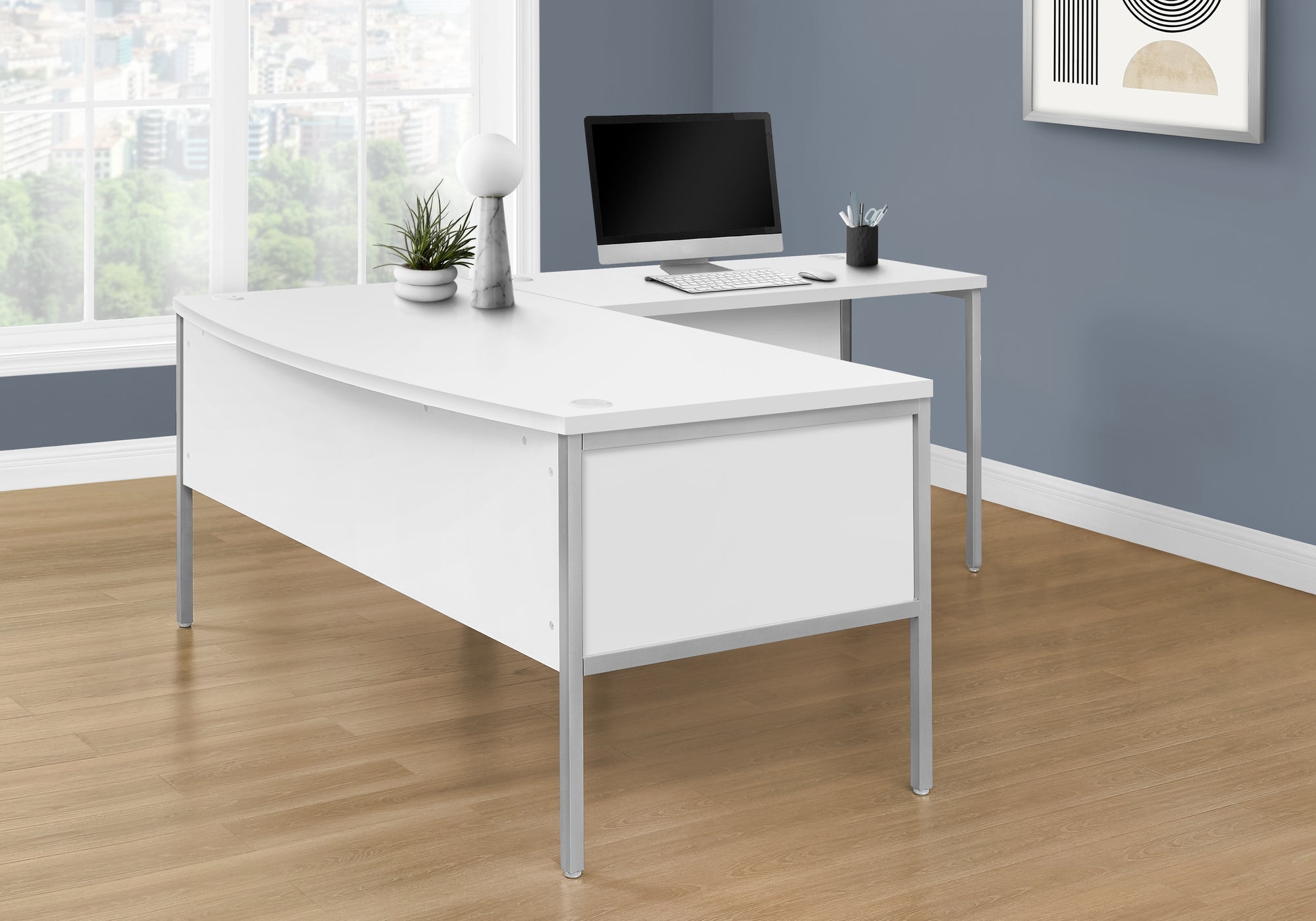 Contemporary 48" Computer Desk