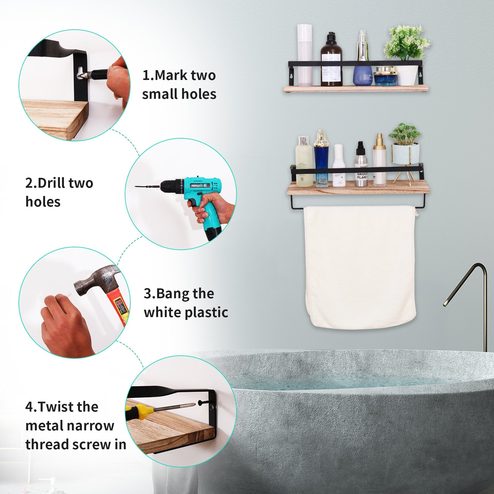 Floating Shelves Set of 2