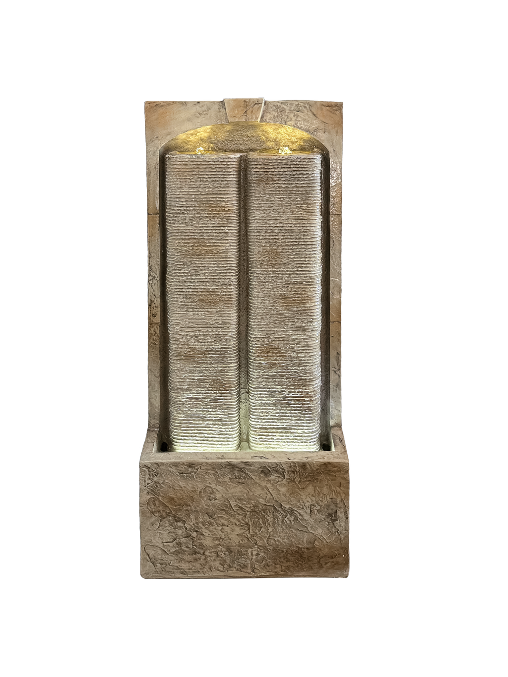 39 Inch Outdoor Water Fountain with Pump