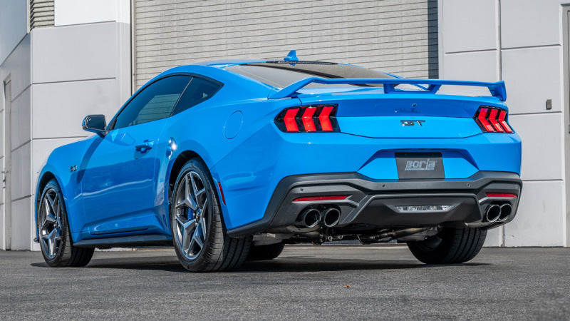 Borla 2024 Ford Mustang GT 5.0L V8 w/ Active Exhaust S-Type Axle-Back Exhaust System - Black Chrome 11985BC