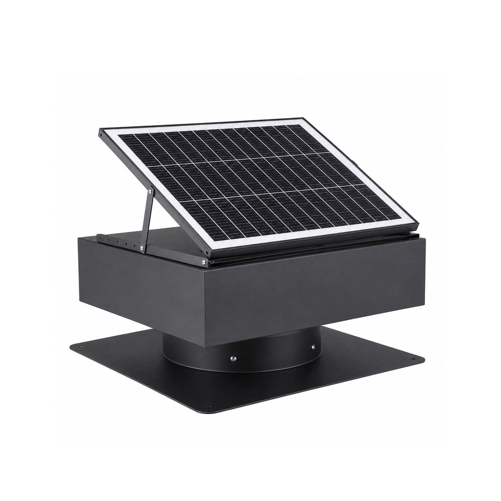 14" Adjustable Square Solar Roof Exhaust Fan