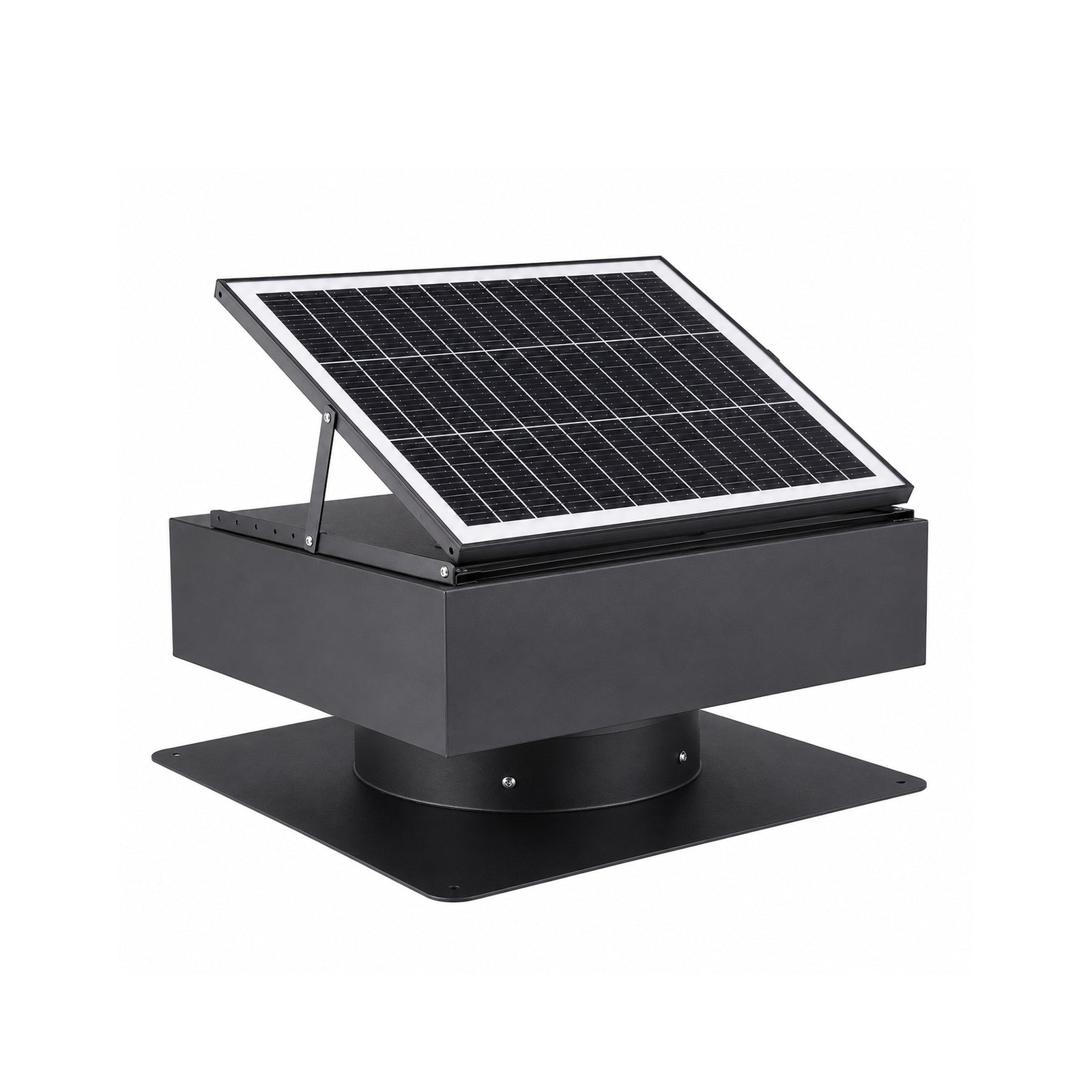 14" Adjustable Square Solar Roof Exhaust Fan