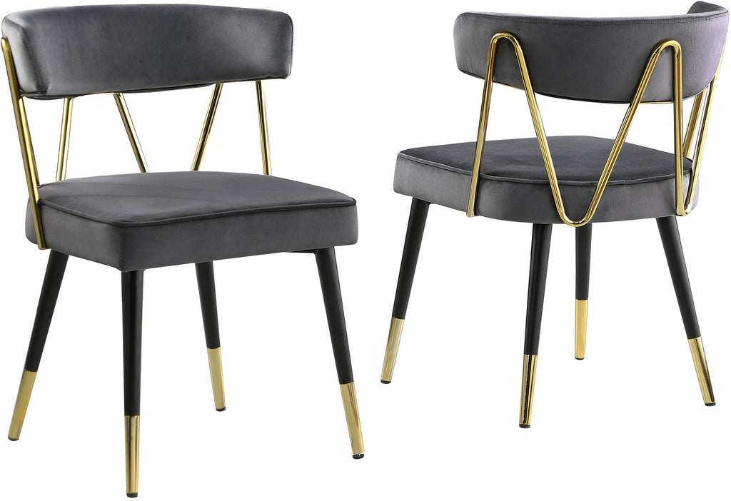 Glam Velvet Dining Chair Set of 2