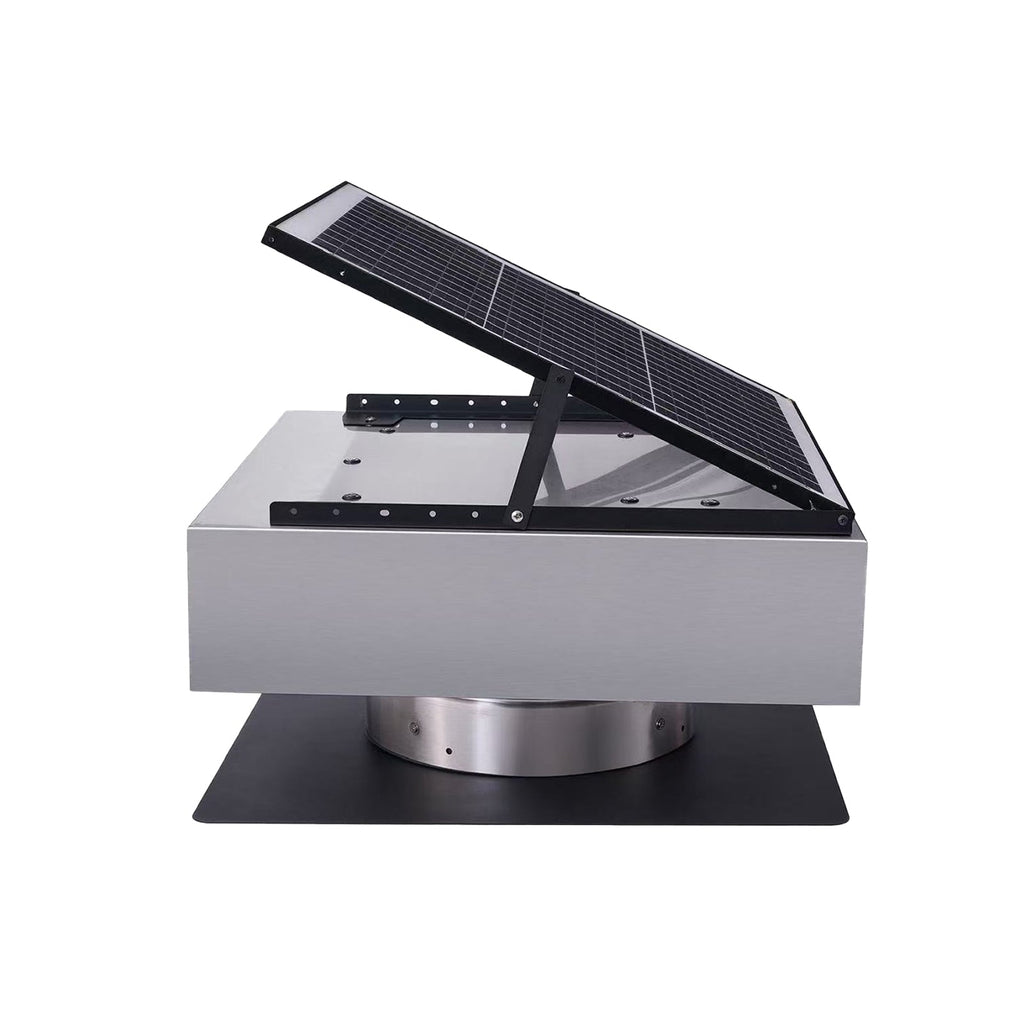 12" Stainless Steel Solar Roof Vent Fan