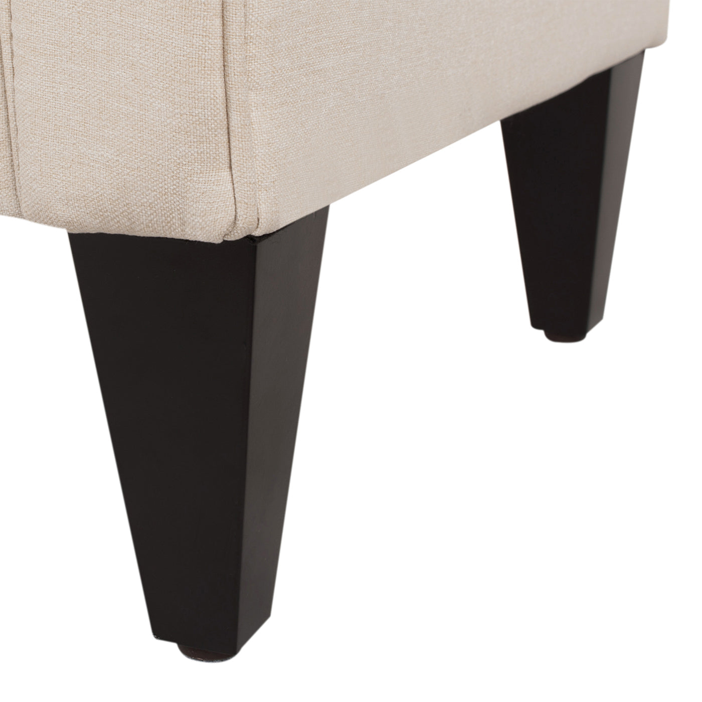 Jacqueline 57.5" Tufted Roll Arm Storage Bench
