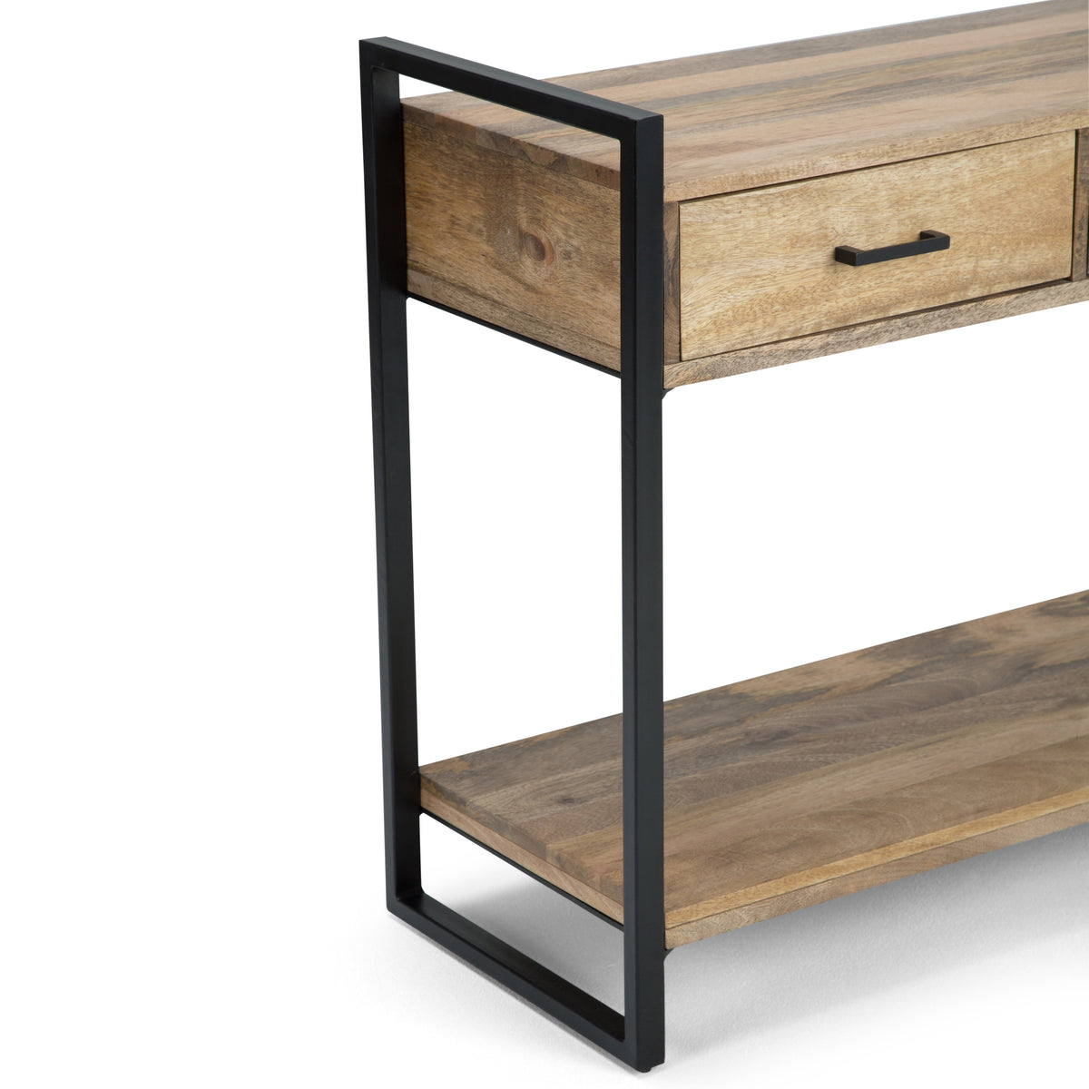 Riverside 54 Inch Wide Solid Mango Wood Console Sofa Table