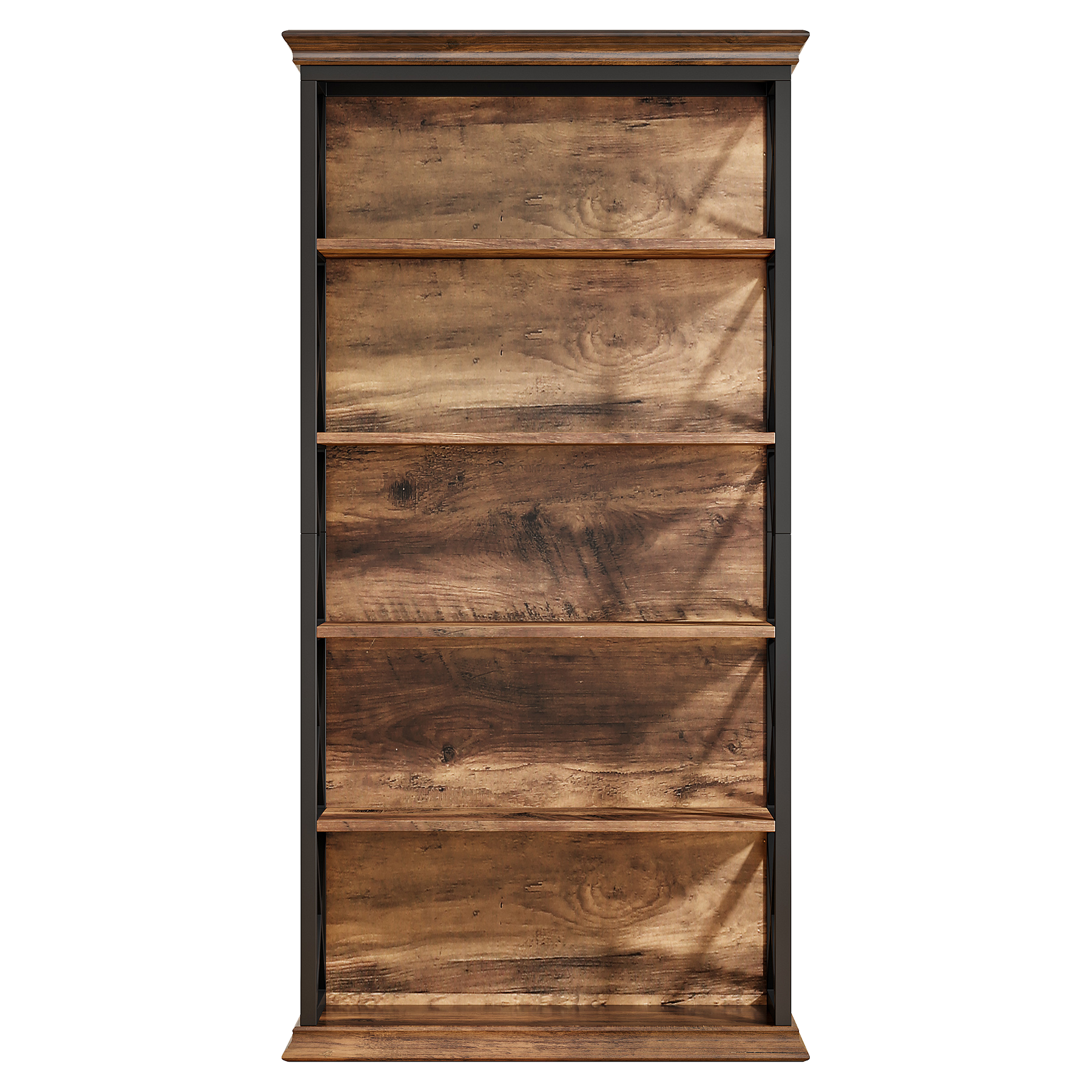 70.8" 6-Tier Industrial Bookcase