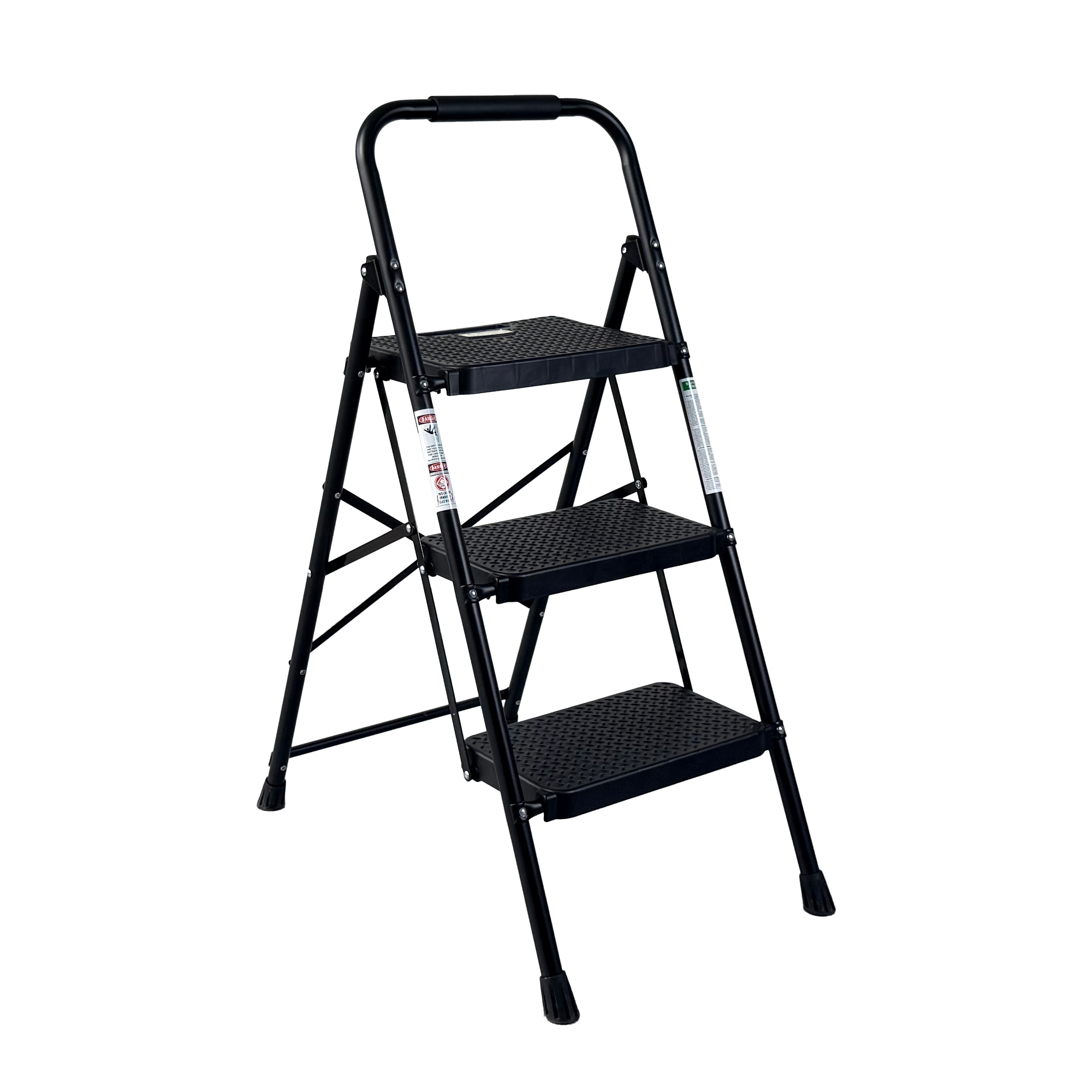 3 Step Ladder with Wide Anti-Slip Pedal