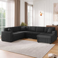 Oversized Sectional Sofa with Chaise Lounge