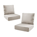 6" Thicker Outdoor Chair Cushion Set - Beige