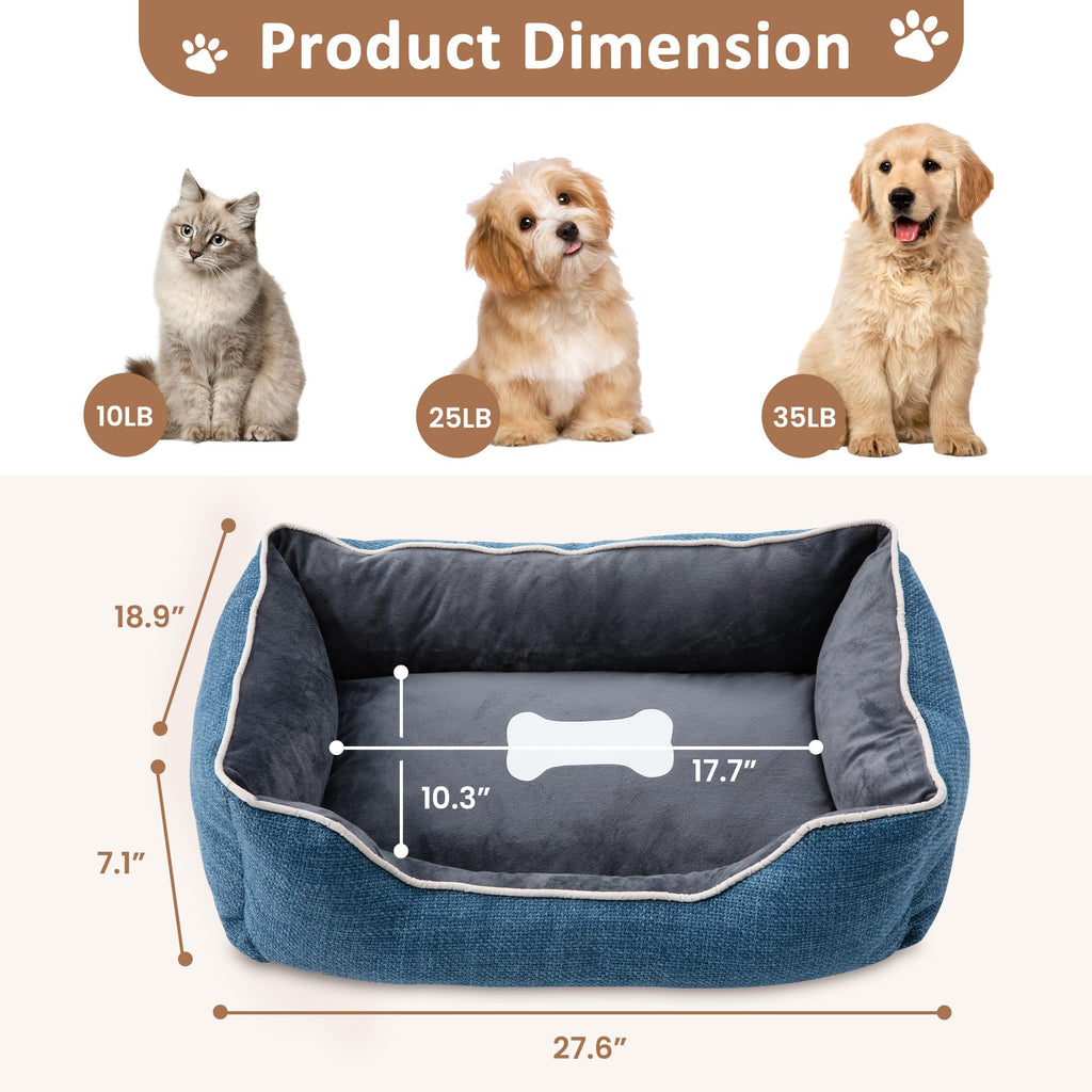 Small Dog Bed with Anti-Slip Bottom