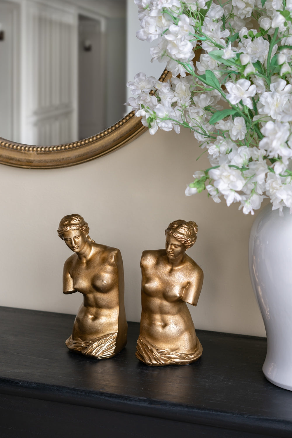 Set of 2 Venus de Milo Bust Bookends