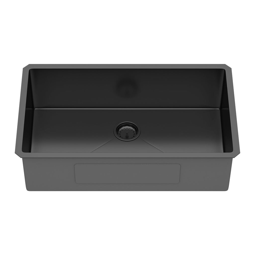 33" Gunmetal Black Undermount Sink