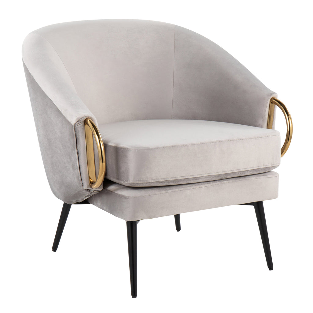 Claire Contemporary Glam Accent Chair