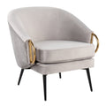 Claire Contemporary Glam Accent Chair
