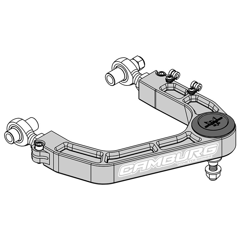 Camburg Toyota Tundra 2WD/4WD 07-21 KINETIK V2 Performance Billet Uniball Upper Arms CAM-310187-GRY