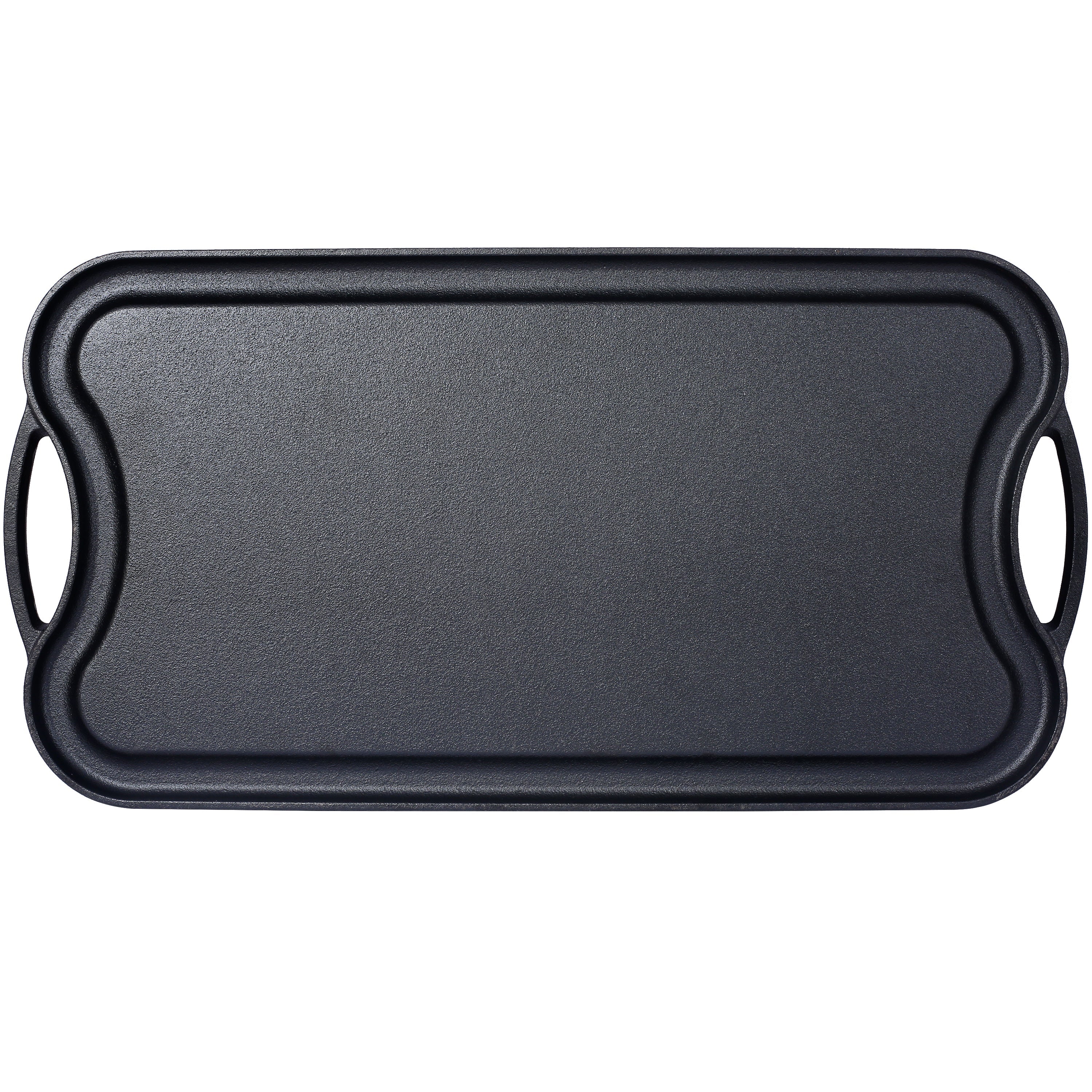 Pre-Seasoned Cast Iron Reversible Rectangular Grill/Griddle