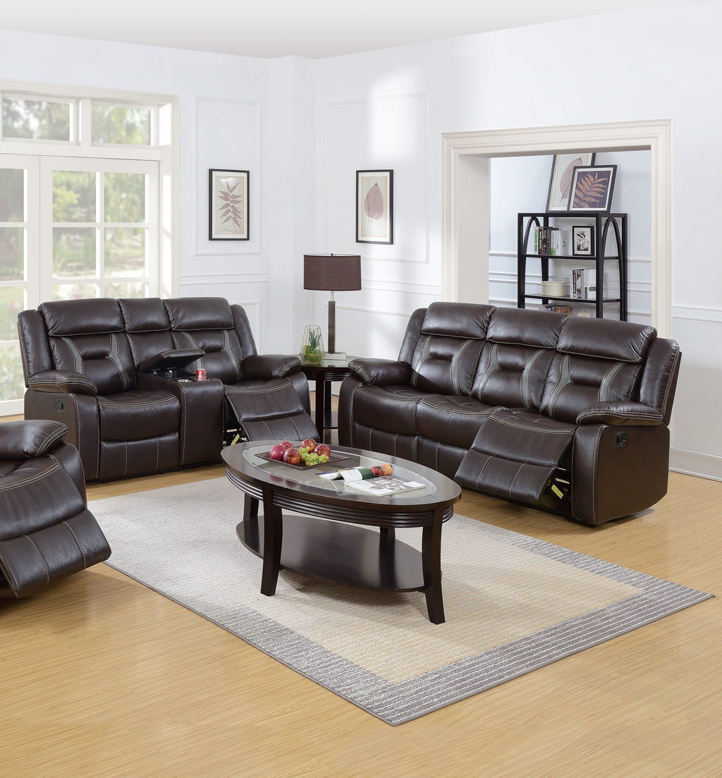 Modern Elegant Power Motion 2pc Living Room Set
