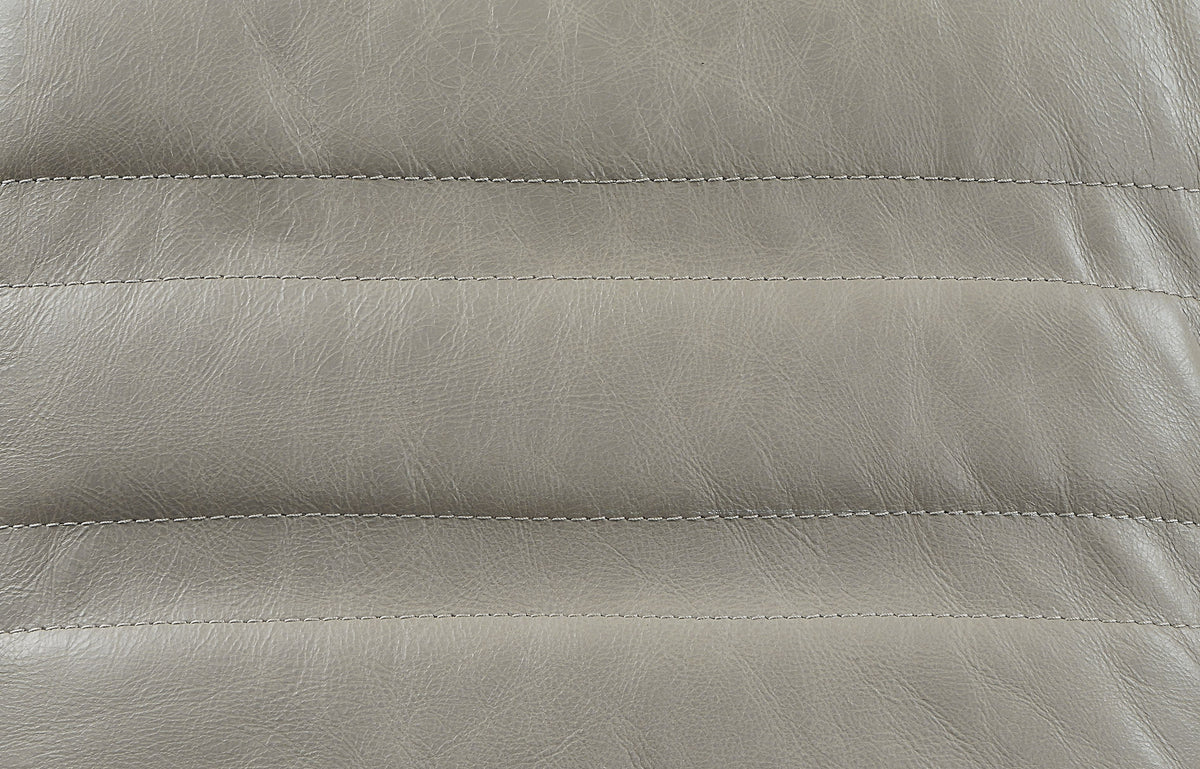 Piran Twilight Top Grain Leather Accent Chair with Swivel