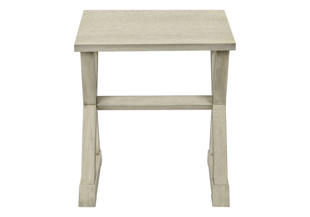 Antique White Accent Table